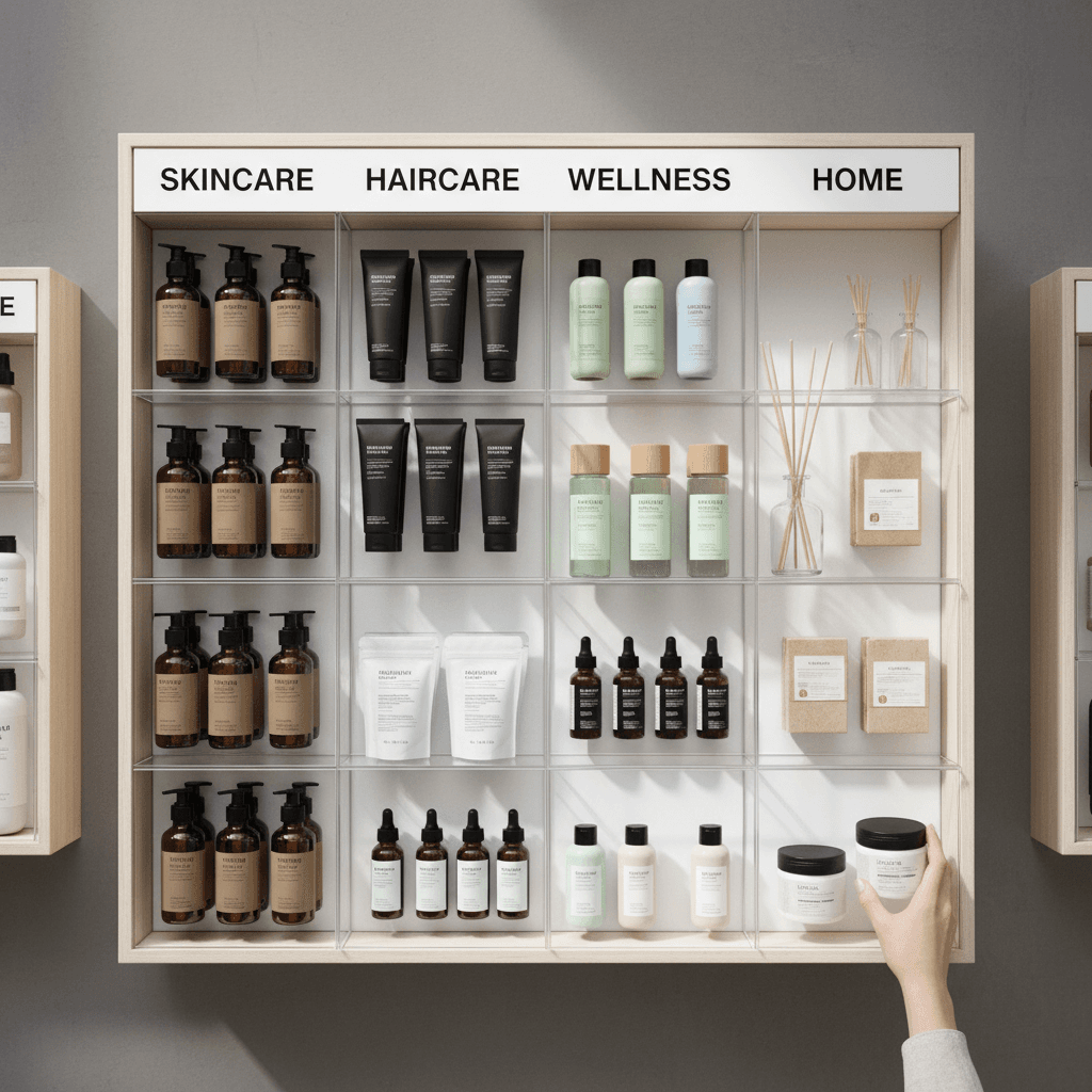 Well-organized products with clear categories