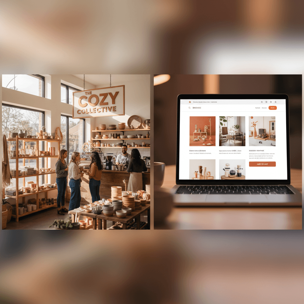 Local store and online shopping