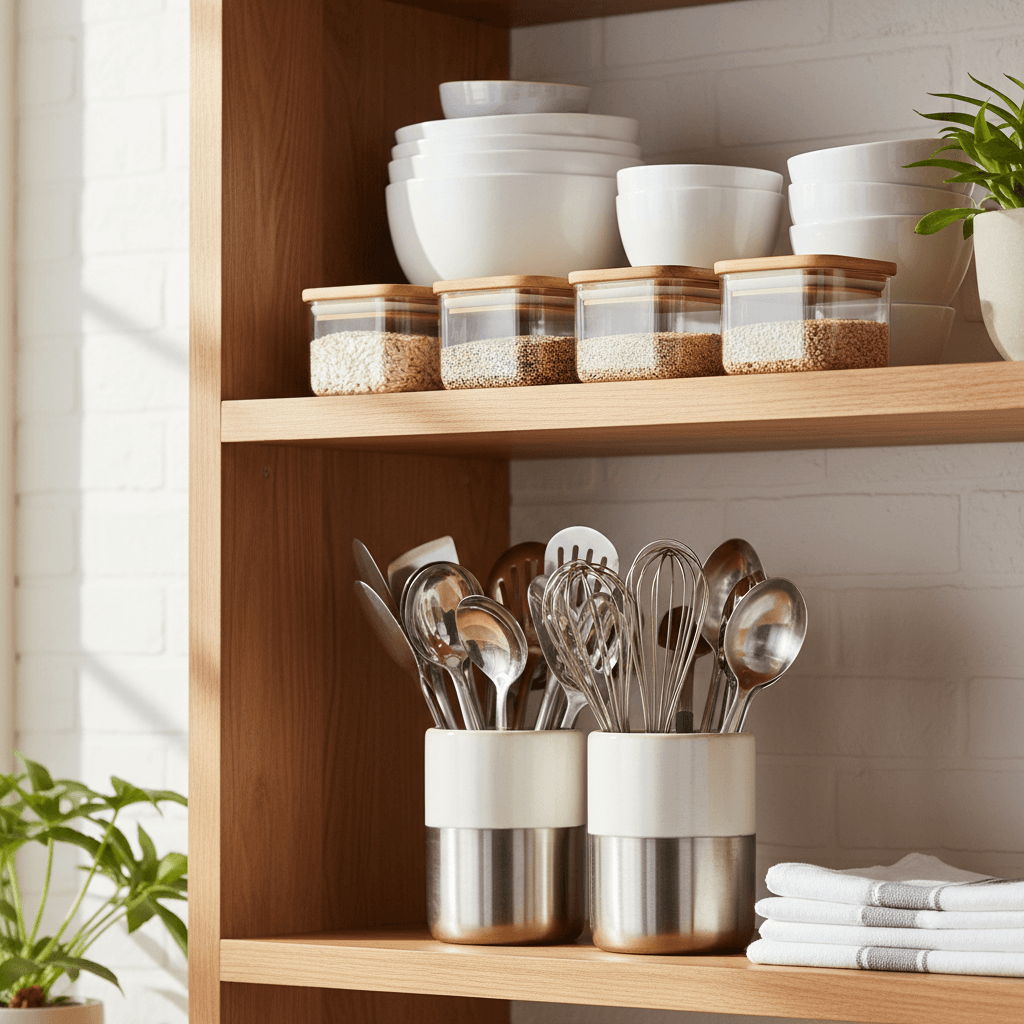Kitchen essentials and home storage items